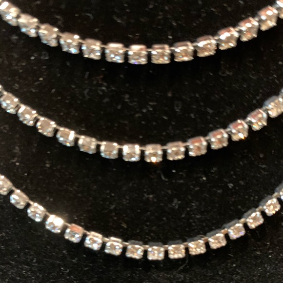 Handmade Swarovski 27004 3 Layer Crystal Necklac - Picture 3 of 7